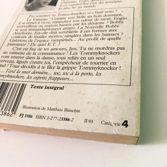 Vintage 90s Stephen King Les Tommyknockers Volume 3  French Paperback Book - Picture 5 of 16